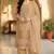 Yellow chiffon embroidered sequin salwar suit 
