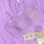 Purple georgette palazzo suit with real mirror embroidery