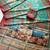 emerald digital printing with dori and pasmina silk saree
