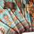 sky blue digital printing with dori and pasmina silk saree