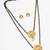 dual pendant kundan mangalsutra with earrings