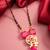 black bead kundan mangalsutra with stone pendant and pearl drops