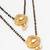 dual pendant kundan mangalsutra with earrings