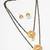 dual pendant kundan mangalsutra with earrings