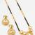 kundan mangalsutra set with black beads chain and crystal studded earrings