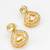 kundan mangalsutra set with black beads chain and crystal studded earrings