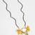 black bead kundan mangalsutra with clusters, pearl drops and meenakari