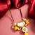 black bead kundan mangalsutra with clusters, pearl drops and meenakari
