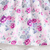 Girls purple floral bow dress