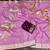 onion pink meenakari figure flower georgette saree