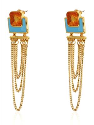 Crunchy Fashion Colorrush Tangy Multilayer Danglers 2