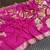 rani pink meenakari figure flower georgette saree