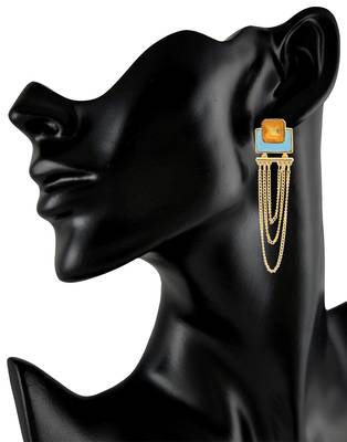 Crunchy Fashion Colorrush Tangy Multilayer Danglers 3