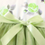Green floral print net party wear girls dress