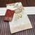 white meenakari figure flower georgette saree