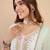 Women’s silk blend kurta pant set with lace border silk dupatta