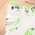 Green floral print net party wear girls dress