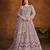 Heavy Net Lavender Gown