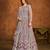 Heavy Net Lavender Gown
