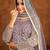Heavy Net Lavender Gown