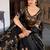 Black Embroidered Designer Lehenga Choli with Dupatta