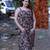 brown  kalamkari handblock printed kurta