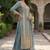 Grey vichitra silk sharara salwar suit - unstitched