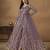 Elegant Lavender Pant Style Net Gown