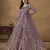 Elegant Lavender Pant Style Net Gown