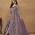 Elegant Lavender Pant Style Net Gown
