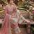 Peach vichitra silk sharara salwar suit