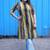 mustard & black striped handblock kurta