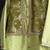 Lime green embroidered cotton silk kurta set