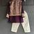 Wine purple embroidered cotton silk kurta set