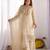 Cream gmy choo silk embroidered sharara set