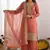 Pink gmy choo silk embroidered sharara set