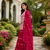 Rani Pink Elegant Printed Kurti With Vibrant Sharara And Dupatta Perfect For Festive And Wedding Wear.