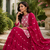 Rani Pink Elegant Printed Kurti With Vibrant Sharara And Dupatta Perfect For Festive And Wedding Wear.