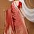 red silk blend zari saree with blouse