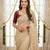 cream georgette embroidered saree with blouse
