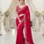pink georgette embroidered saree with blouse