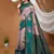 Multi color silk blend zari weaving saree with un-stitch blouse