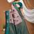 Multi color silk blend zari weaving saree with un-stitch blouse