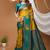 yellow silk blend zari weaving saree with blouse
