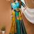 yellow silk blend zari weaving saree with blouse