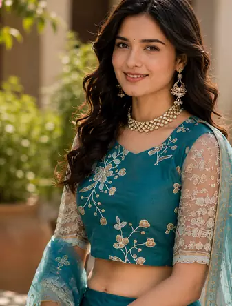 RAMA SOFT NET LEHENGA CHOLI WITH DUPATTA FESTIVAL WEAR COLLECTION