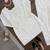 White natural crepe farshi salwar suit set