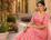 PINK SOFT NET LEHENGA CHOLI WITH DUPATTA FESTIVAL WEAR COLLECTION