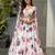 multicolor georgette printed lehenga choli