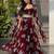multicolor georgette printed lehenga choli